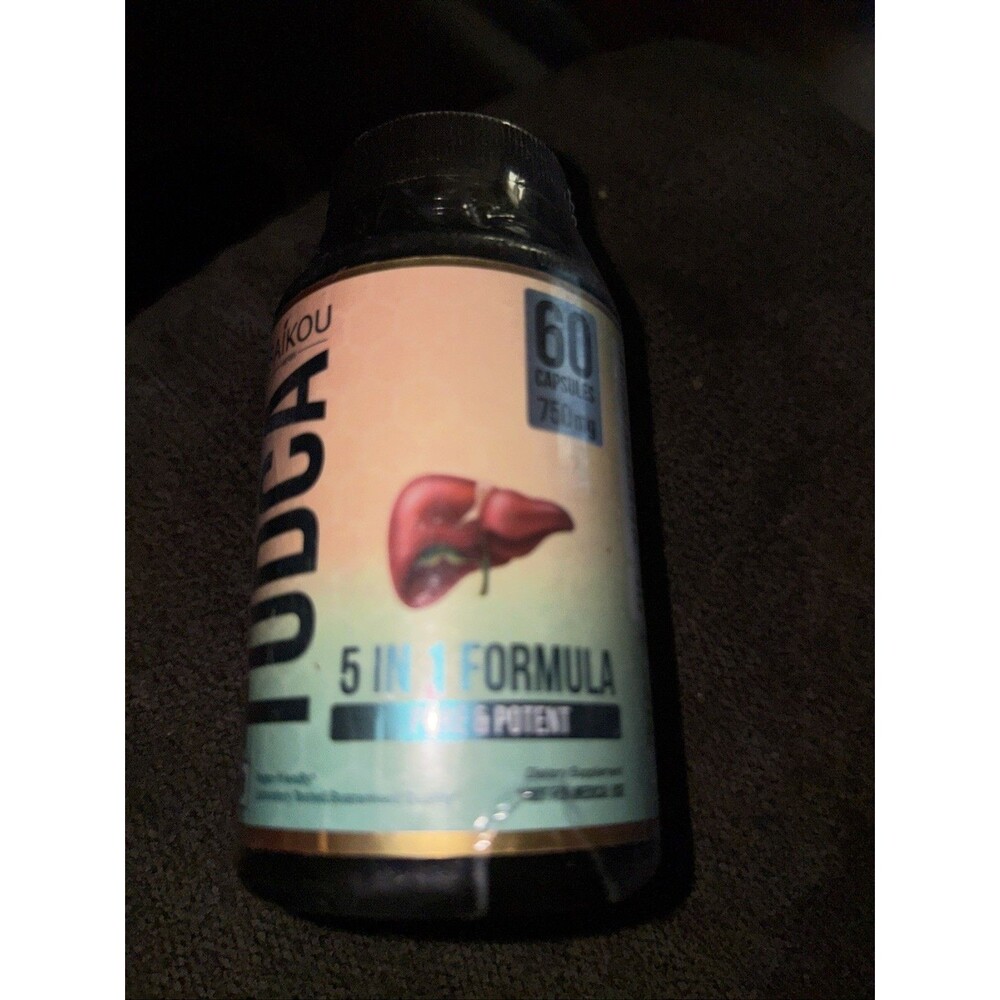 TUDCA 750mg - 5 in 1 w/ Milk Thistle, Ashwagandha,Dandelion and Ginseng - 60Ct - Picture 2 of 4